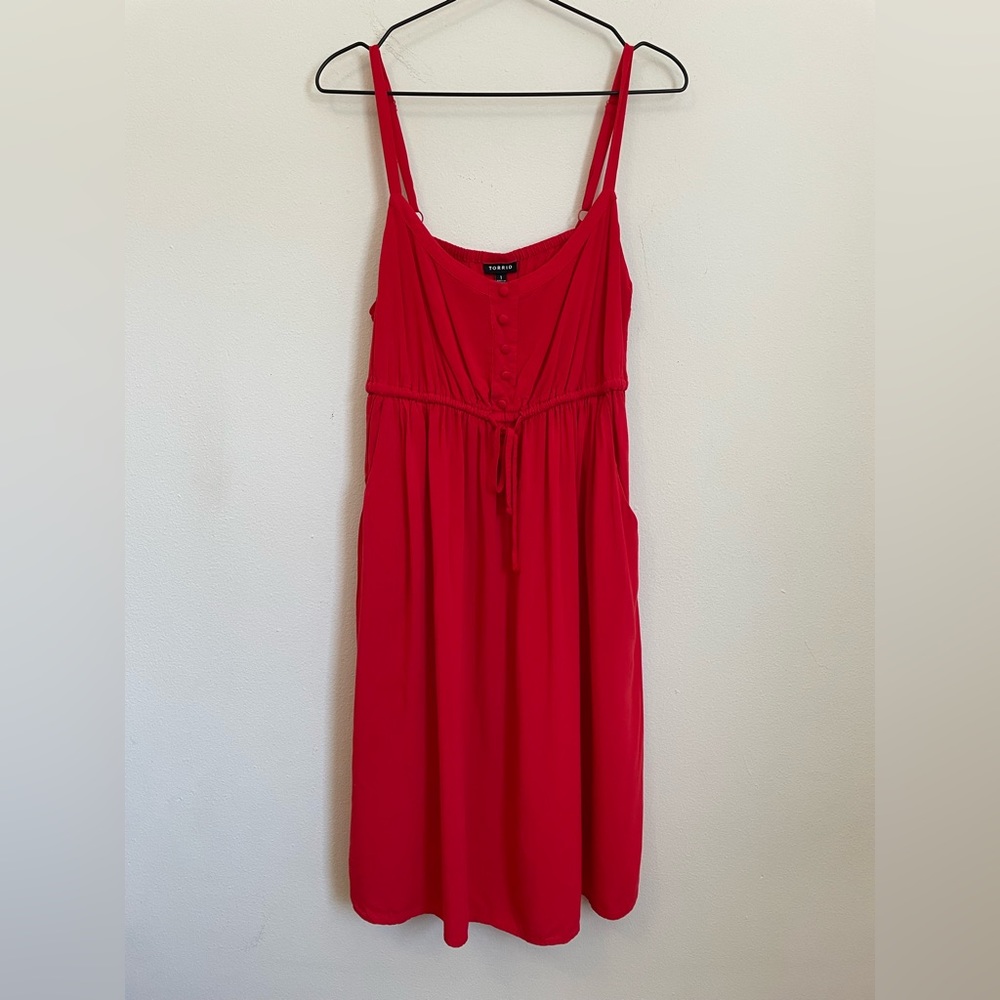Red Torrid size 1 summer dress, mini